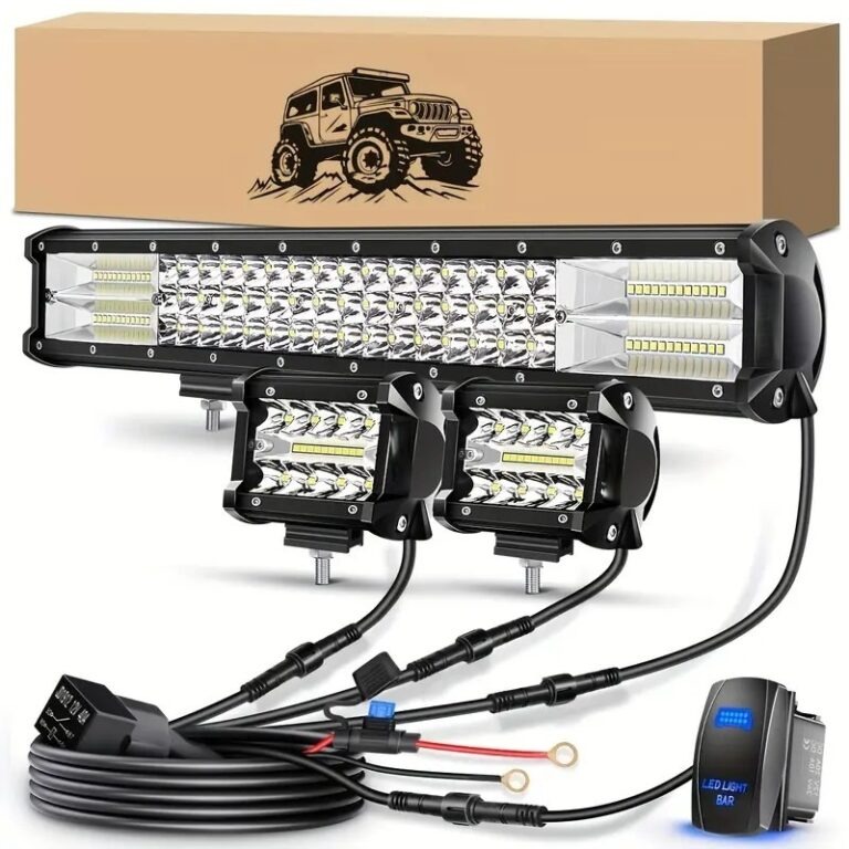 LED Light Bar and LED Work Light Kit